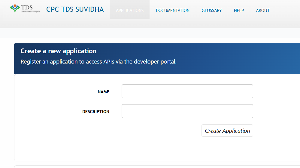 Create Application